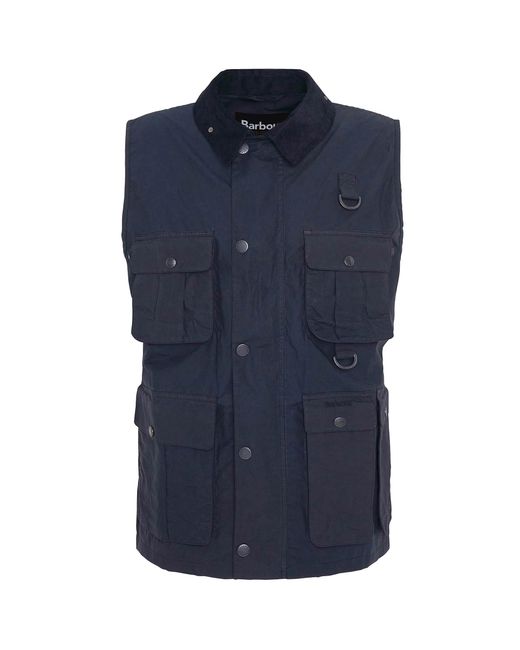 Barbour Blue Modified Transport Vest for men