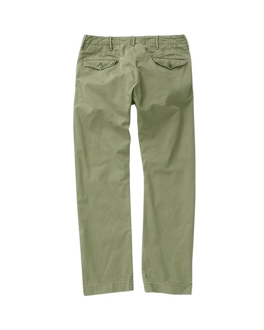 RRL Green Officer's Chino Trousers for men