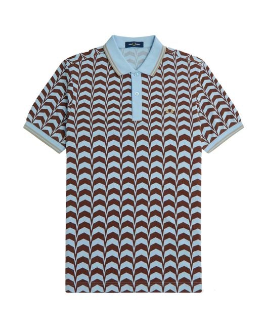 Fred Perry Multicolor M7727 Bold Print Polo Shirt for men