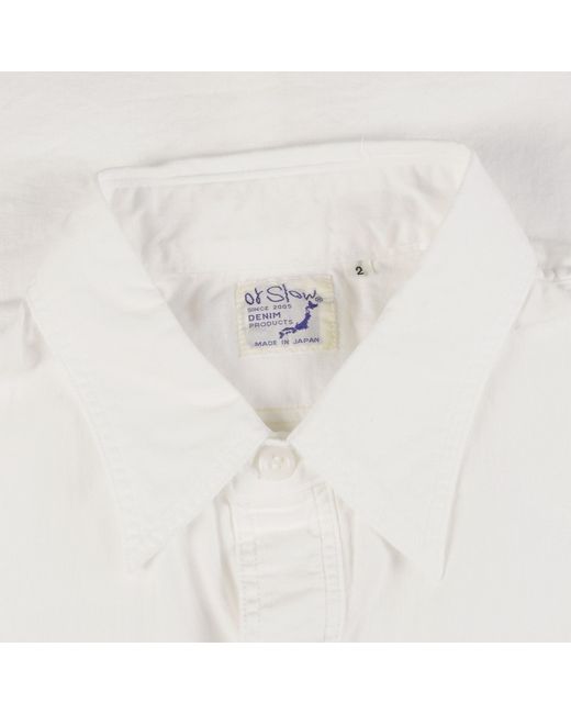 Orslow White Chambray Work Shirt for men