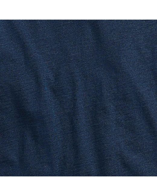 RRL Blue Long Sleeve T-shirt for men