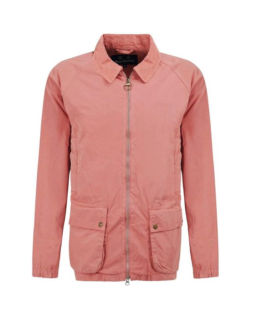 Barbour Domus Casual Jacket in Red for Men Lyst UK