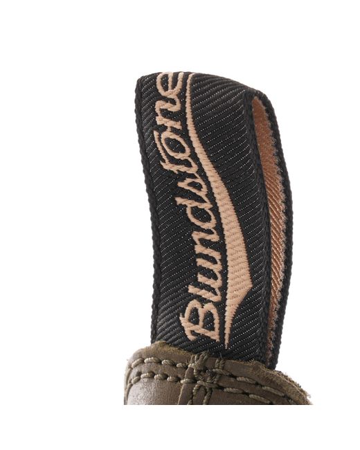 Blundstone Leather 2052 Boots Dark Green Blu2052-300 for men