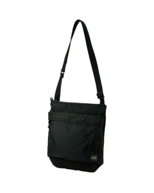 Porter-Yoshida and Co Black Shoulder Bag for men