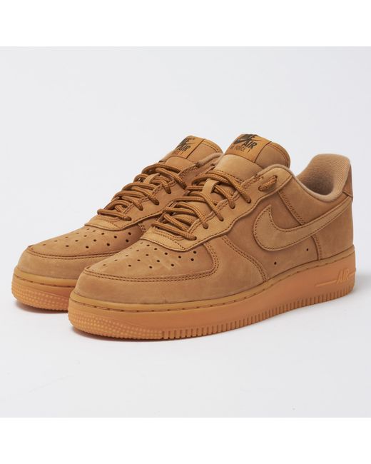 Nike Brown Air Force 1 Low Flax (2017) for men