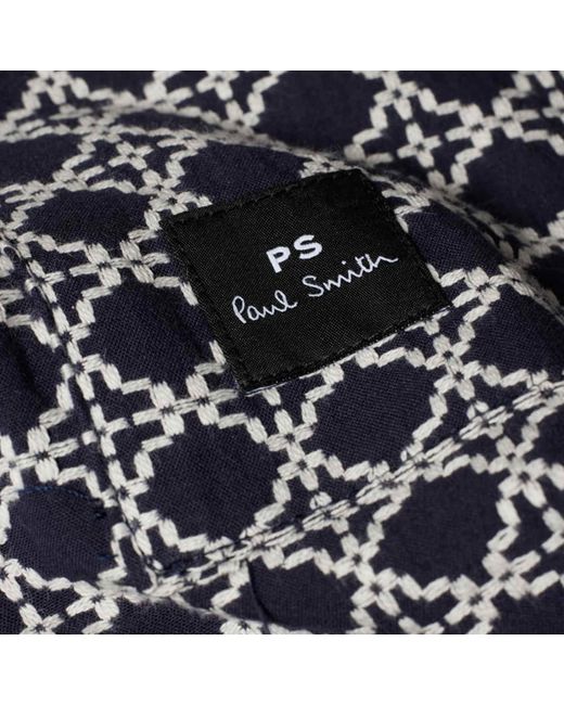 Paul Smith Black Cross-stitch Cotton Jacket for men