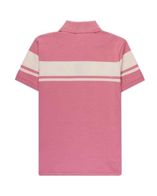 Sergio Tacchini Pink Young Line Polo Shirt for men