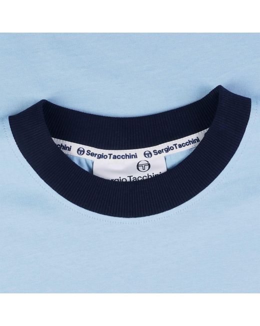 Sergio Tacchini Blue Supermac T-shirt for men