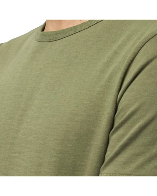 Merz B. Schwanen Green Loopedwheeled T-shirt for men