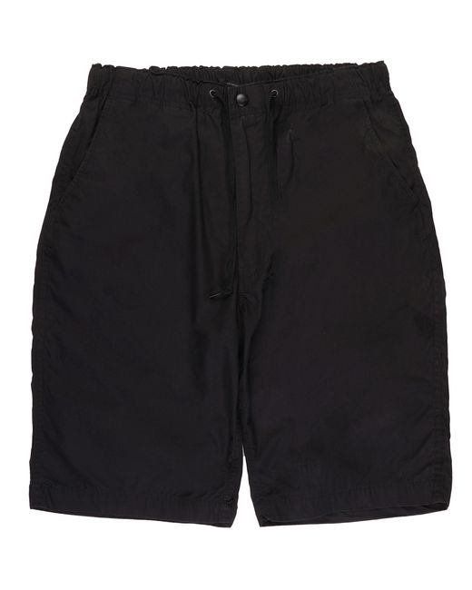 Orslow Black New Yorker Shorts Cotton Poplin for men