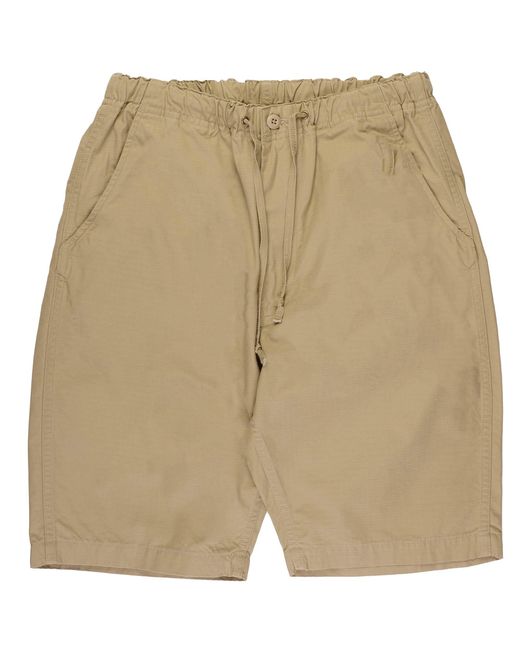 Orslow Natural New Yorker Shorts Cotton Poplin for men
