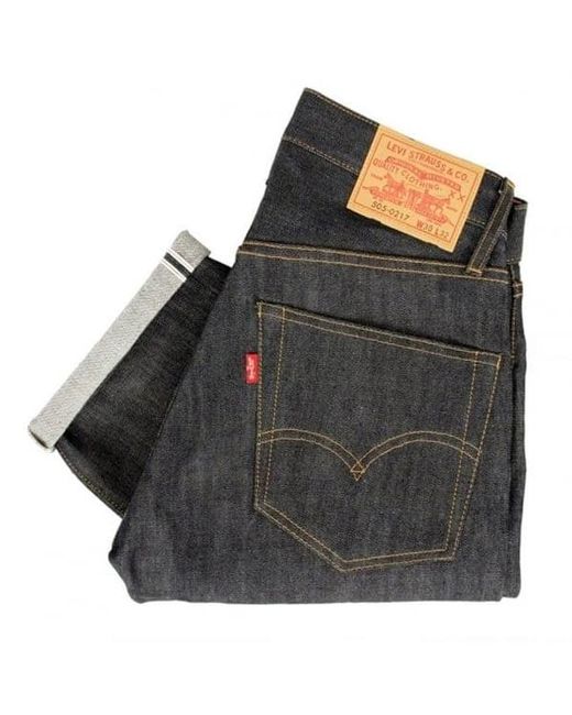 levis 505 tumbled rigid