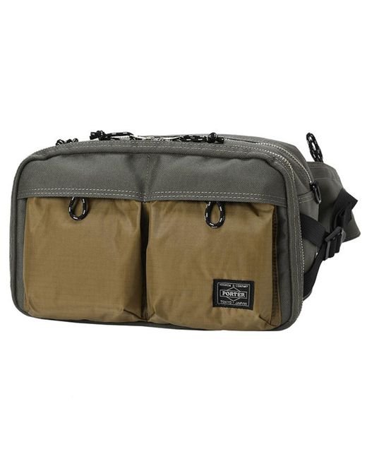 Porter-Yoshida and Co Green Hype Waist Bag for men