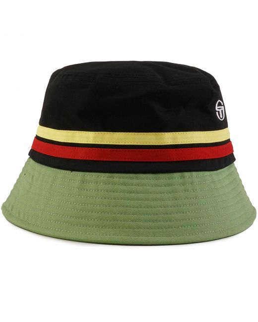 Sergio Tacchini Green Stonewoods Bucket Hat for men