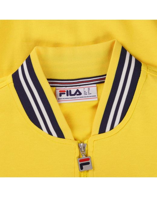 Fila Yellow Settanta Track Jacket for men