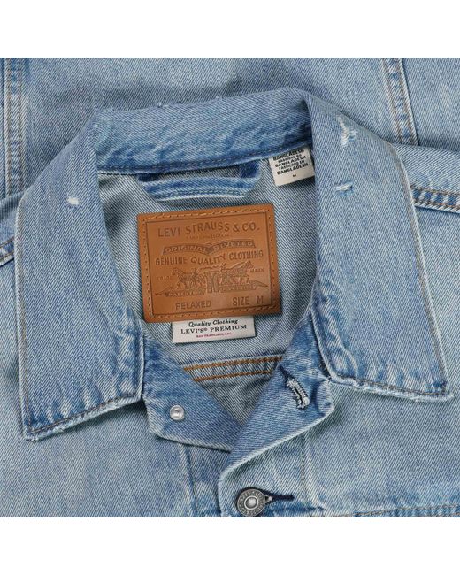 Levi's Blue Levi's Levi's Relaxed Fit Trucker Jacket for men
