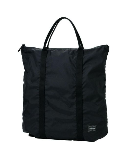Porter-Yoshida and Co Black 2 Way Tote Bag for men