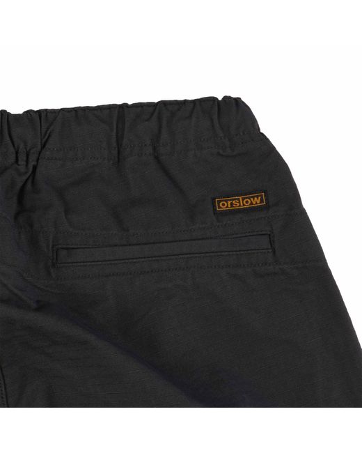 Orslow Black New Yorker Pants for men