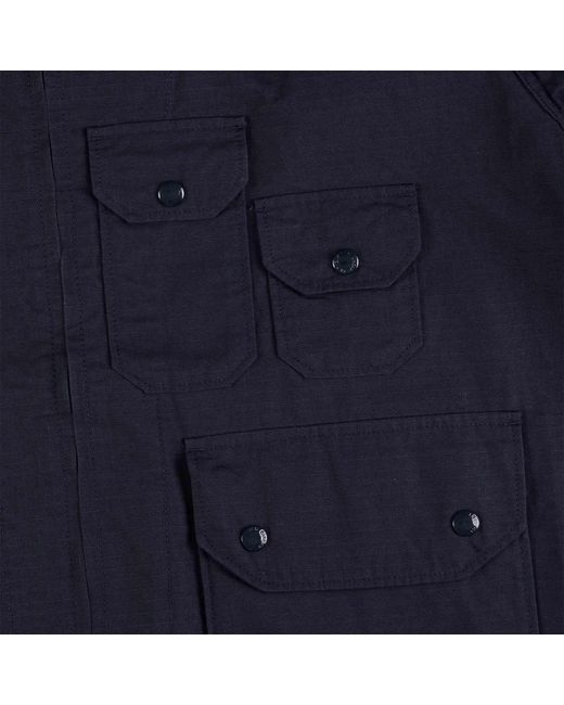 Engineered Garments Blue Atlantic Parka for men