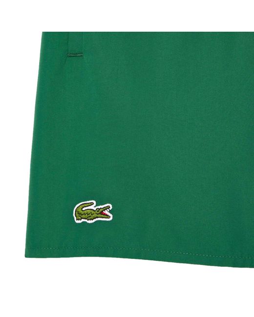 Lacoste Green Quick Dry Swim Shorts for men