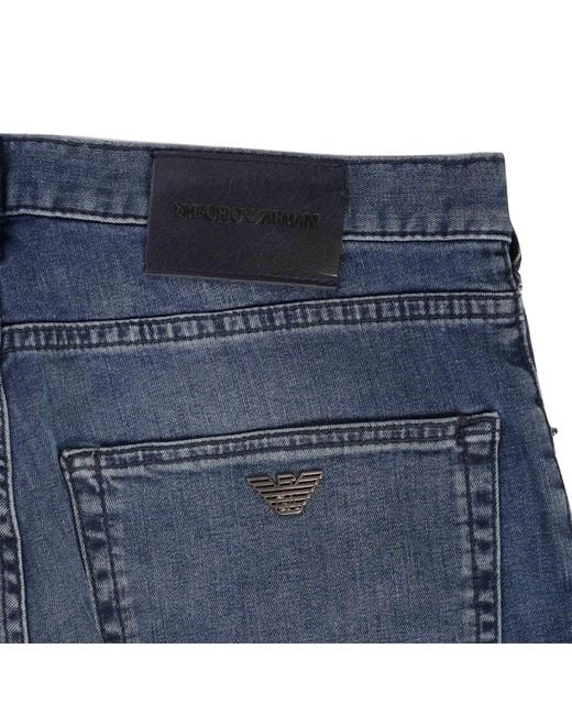 Emporio Armani Blue J45 Jeans for men
