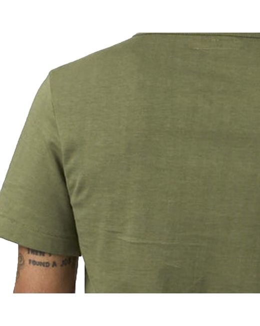 Merz B. Schwanen Green Loopedwheeled T-shirt for men