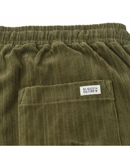 Oliver Spencer Green Weston Jersey Shorts for men