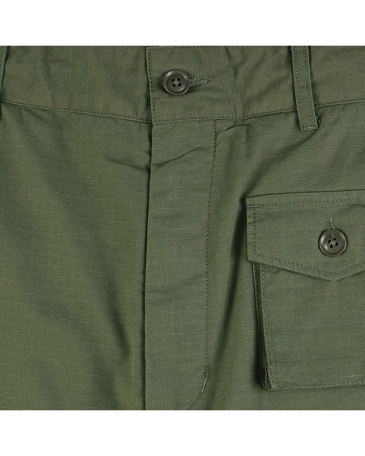 Engineered Garments Green Fa Shorts for men