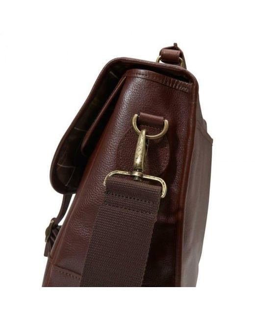 Barbour Brown Briefcase