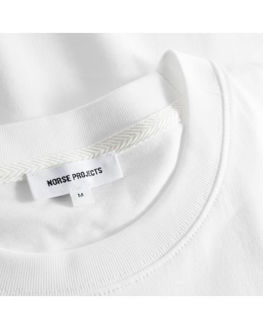 Norse Projects White Johannes Organic Circle Print T-shirt for men
