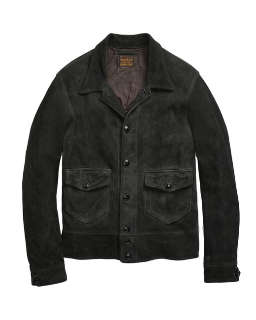 RRL Black Hadley Jacket for men