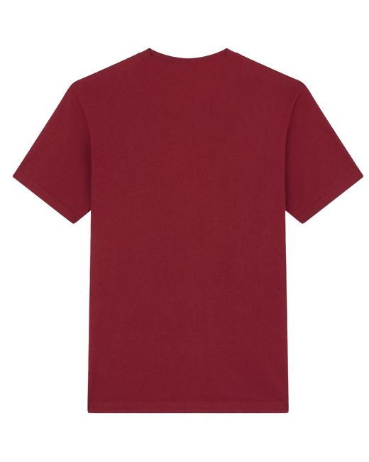 Paul & Shark Red Short Sleeve Cotton T-shirt for men