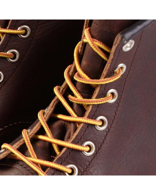 Red Wing Brown Roughneck Moc Toe Work Boots for men