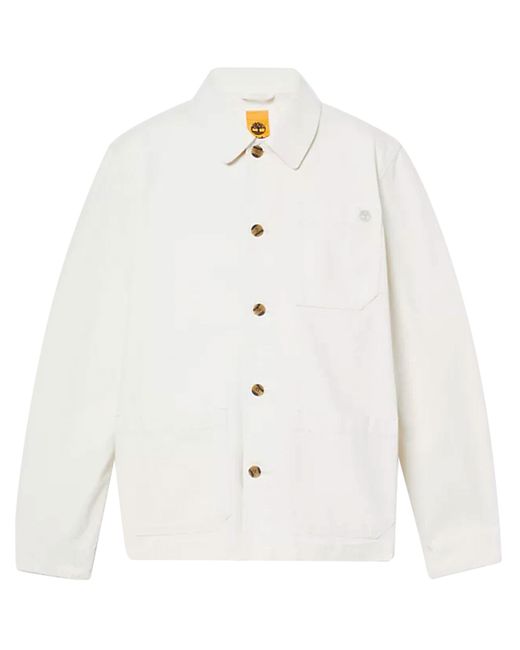 Timberland White Washed Canvas Chore Jacket for men