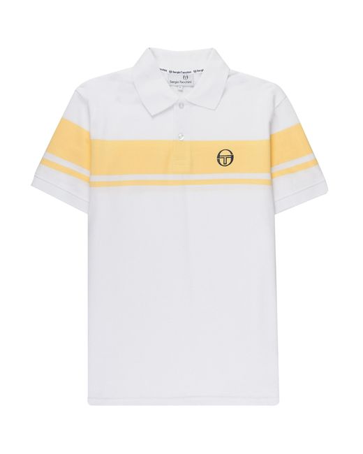 Sergio Tacchini White Young Line Polo Shirt for men