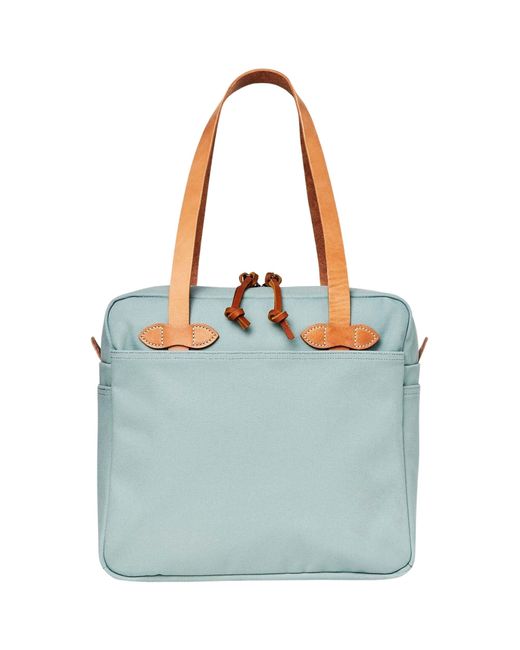Filson Blue Rugged Twill Tote Bag for men