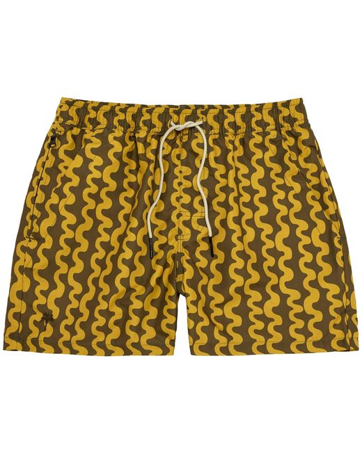 Oas Yellow Swim Shorts for men