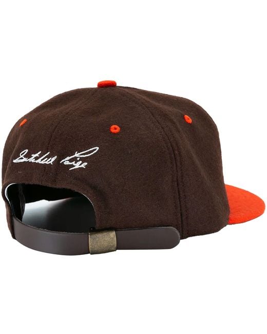 Ebbets Field Flannels Red Satchel Paige 1952 Signature Series Ballcap for men