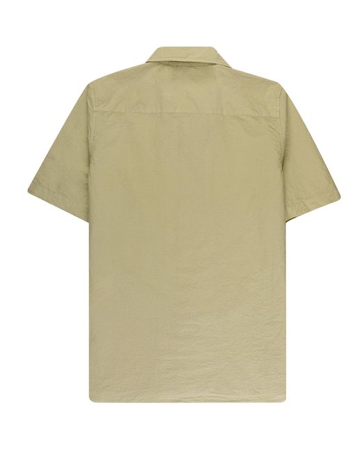 Armor Lux Green Short Sleeve Shirt for men