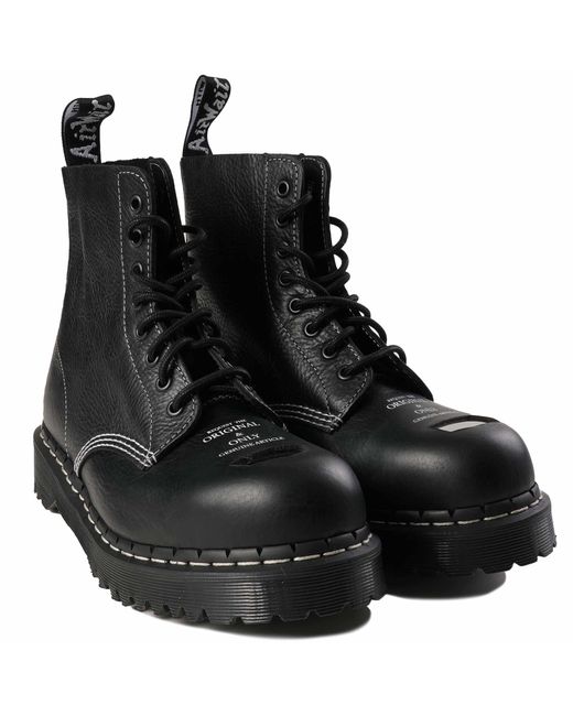 Dr. Martens Black 1460 Pascal Bex Steel Toe Leather Boots for men
