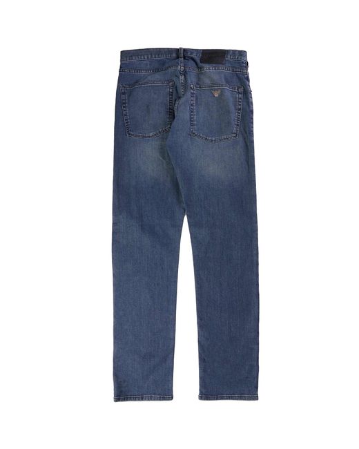 Emporio Armani Blue J45 Jeans for men
