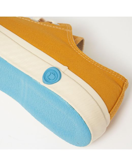 mustard yellow canvas shoes