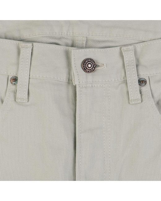 Orslow Gray 107 Cotton Pique Pants for men