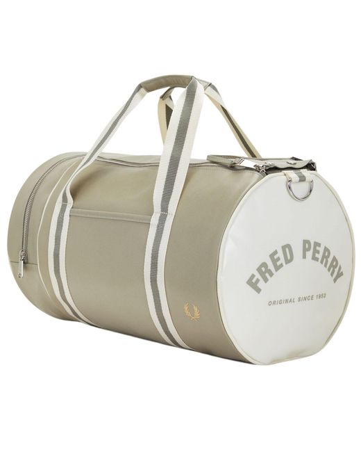 Fred Perry Metallic Barrel Bag for men