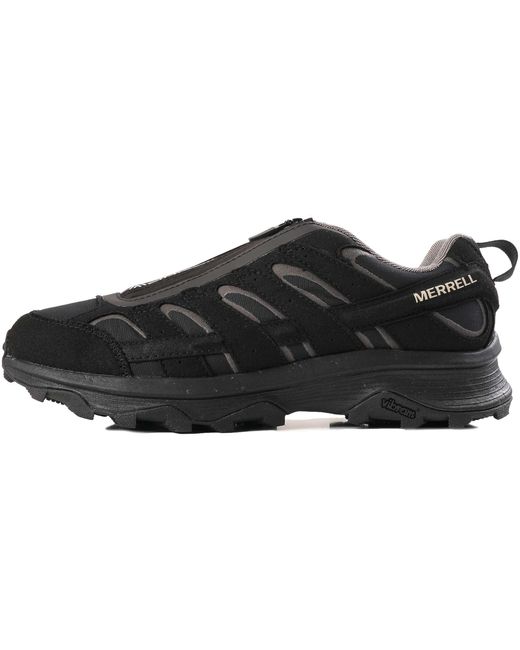 Merrell Black Moab Hybrid Zip Gore-tex for men