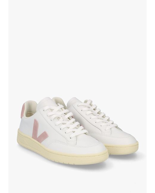 Veja V-12 Leather Extra White Babe Trainers