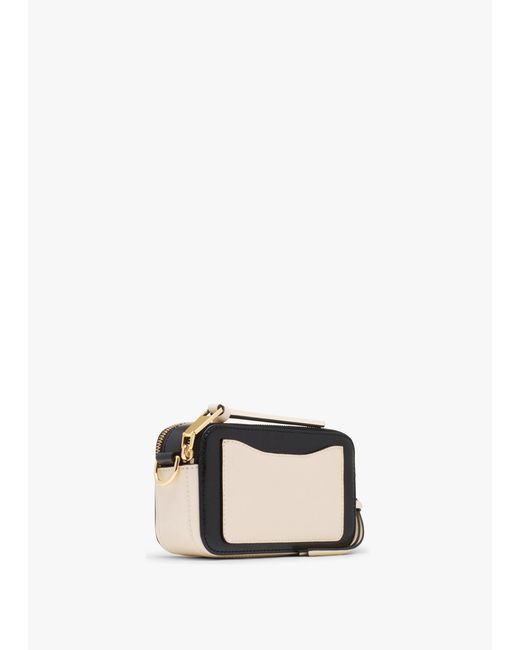 Marc Jacobs Natural The Snapshot Cloud White Multi Leather Camera Bag
