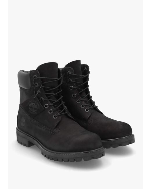 Timberland Black Premium 6 Inch Waterproof Boots