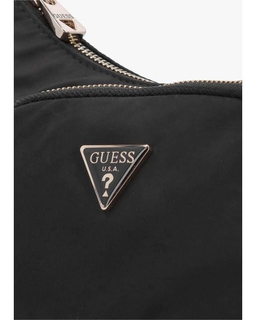 Guess Eco Gemma Black Shoulder Bag