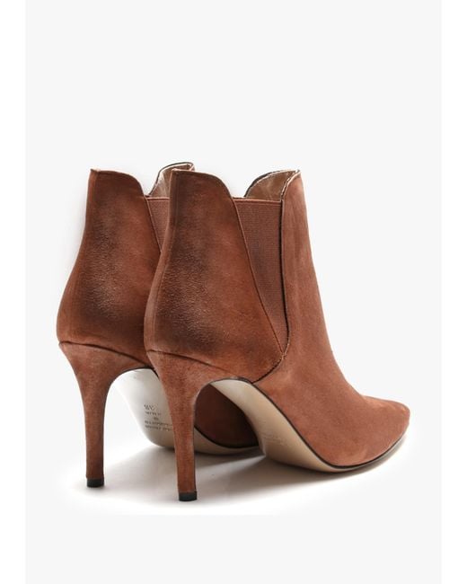 Daniel Brown Adril Tan Suede Ankle Boots